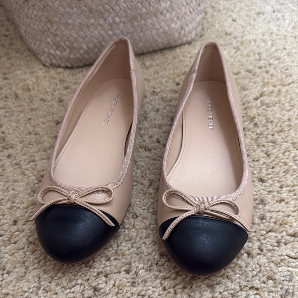 Marc Fisher Women's Two-Tone Ballet Flats